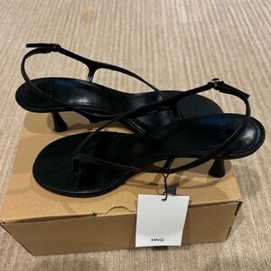 Mango Kitten Heels Sandals Size 38